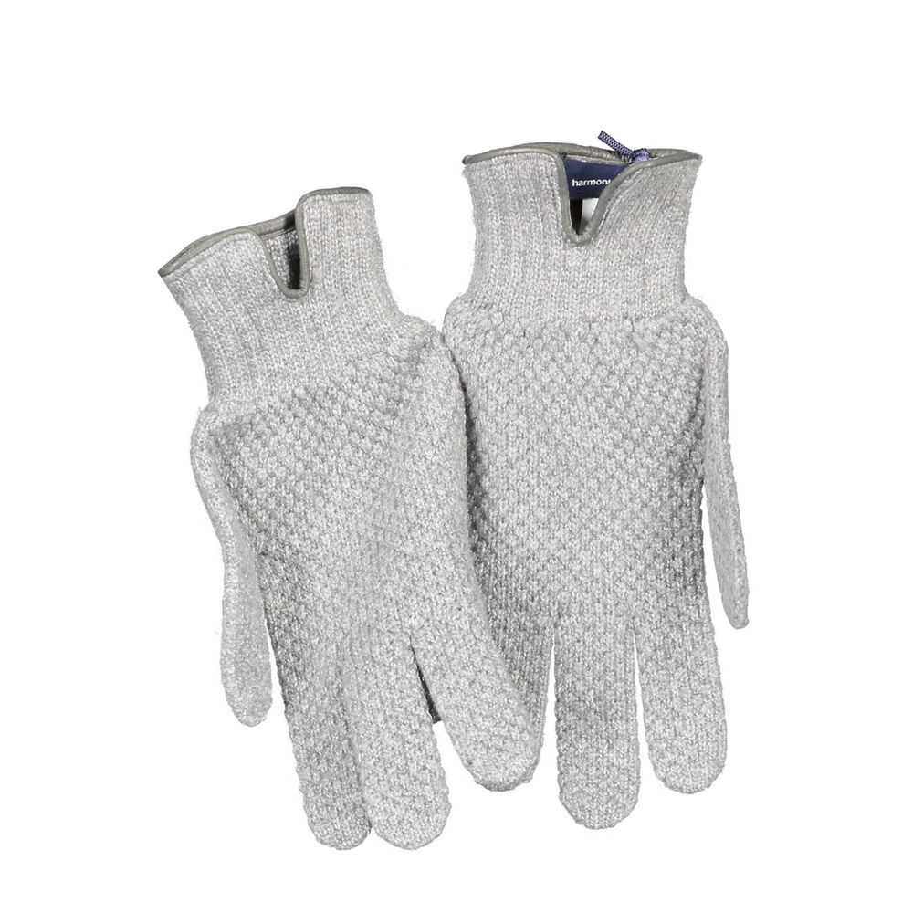 Gloves by Harmont & Blaine for men in wool gray presents a distinguished silhouette, meticulously detailed with unique and a sophisticated gloves design.