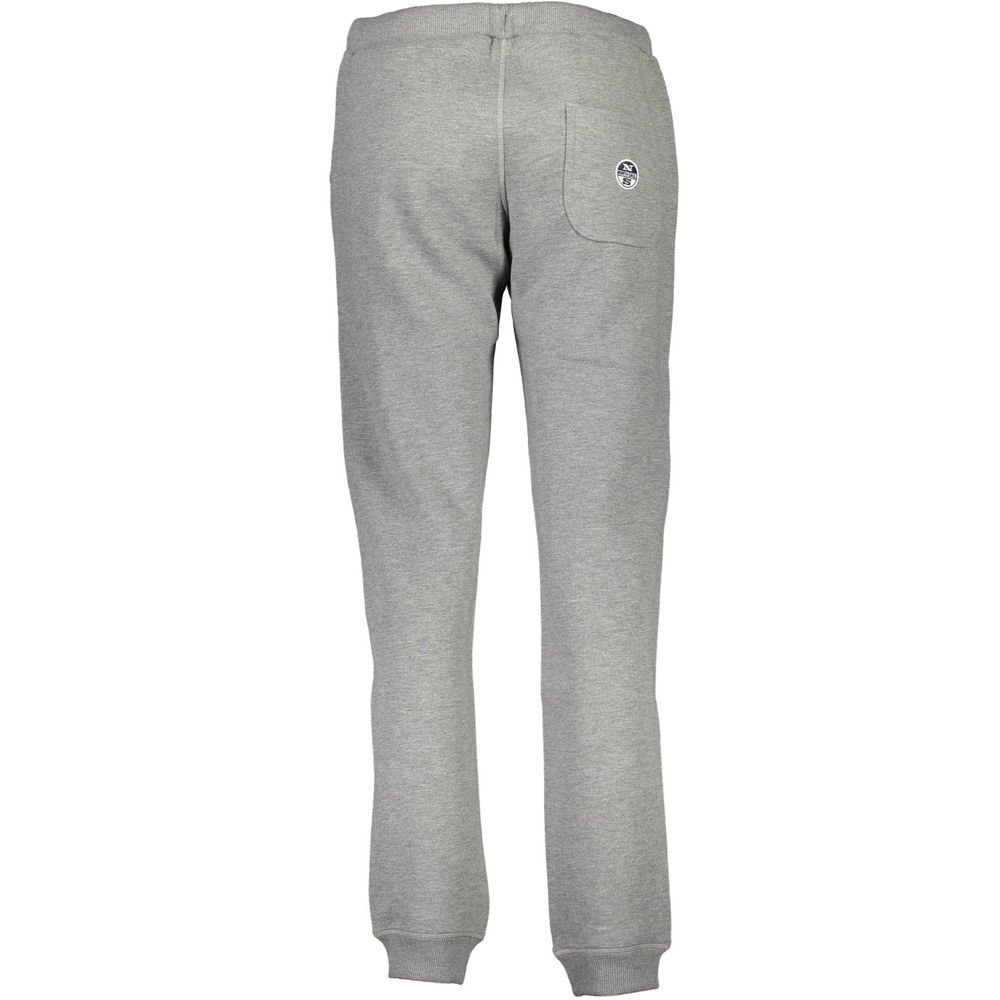 Pants by North Sails for women in cotton gray features an on trend silhouette with a and cut in an elegant long for a sophisticated look.
