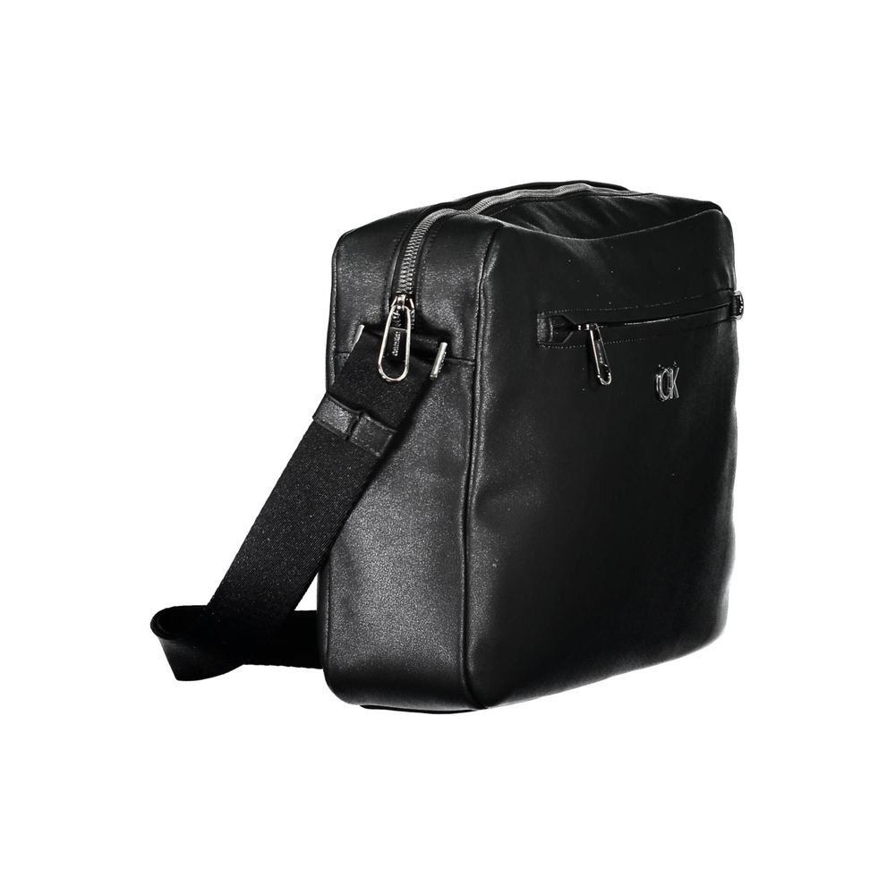 Calvin Klein Polyester Briefcase Handbag - Black