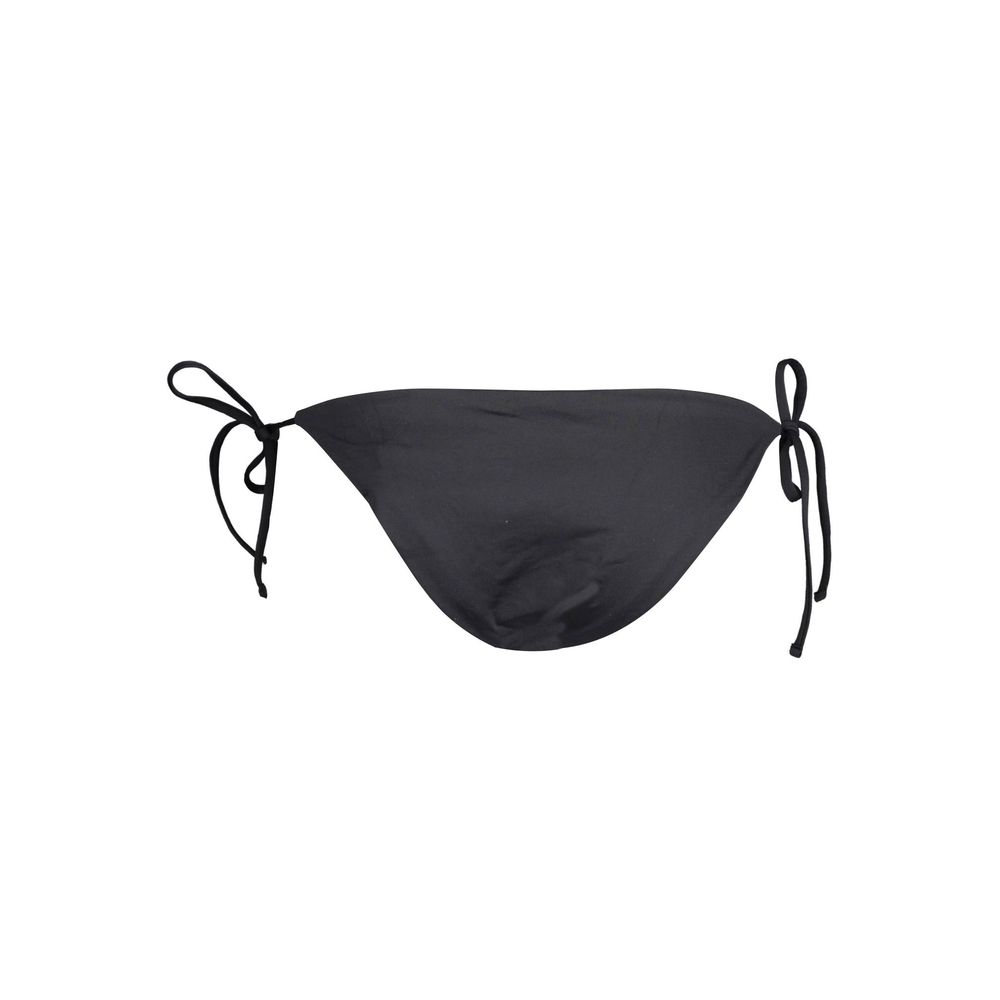 Swim Briefs by Karl Lagerfeld for women in elastane black features an sartorial silhouette, showcasing the refined aesthetic of Women's Elastane Swim Briefs with a sartorial cut designed for the modern shoreline.