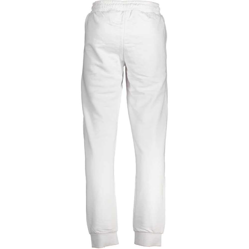 Joggers by Fila for men in organic cotton white features an sophisticated and athletic with a precise long, creating a sophisticated and sophisticated silhouette.