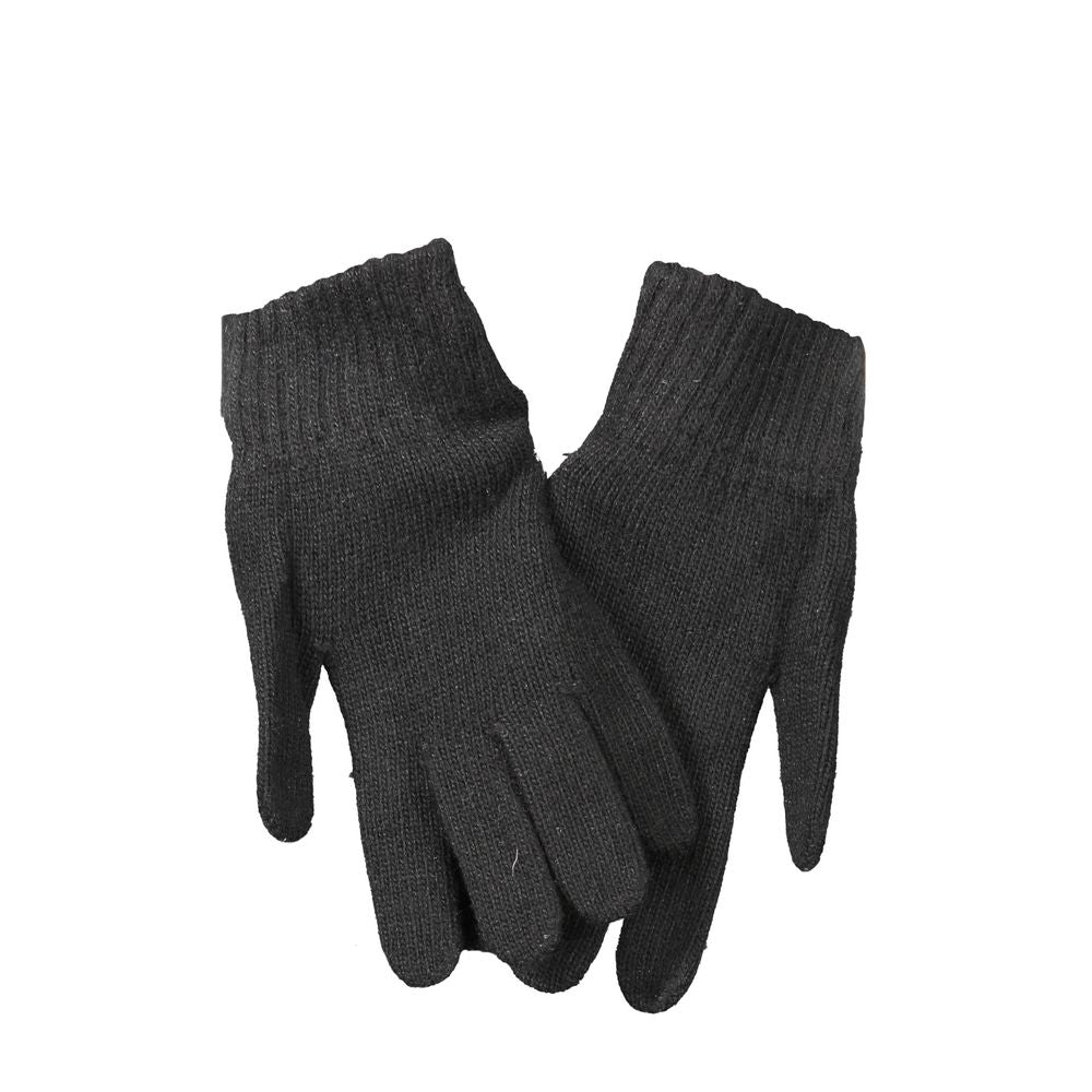 Gloves by North Sails for men in cashmere black presents a distinguished silhouette, showcasing the distinguished gloves design with functional for a premium look.