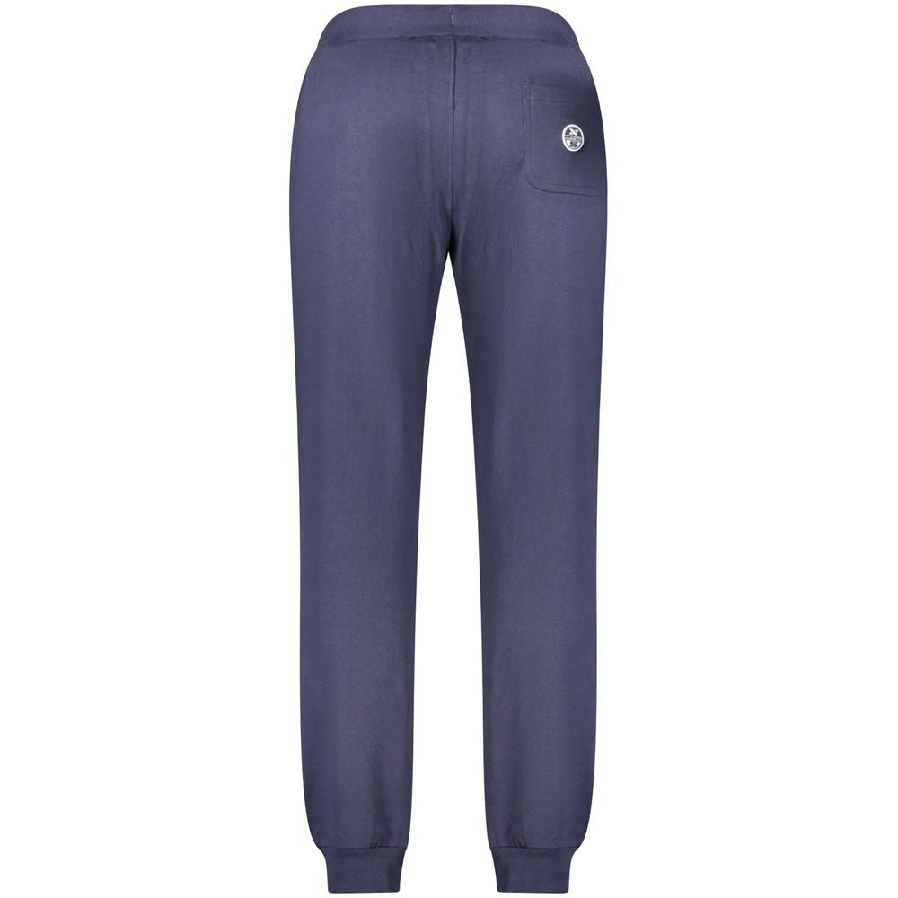 Joggers by North Sails for men in cotton blue features an sartorial athletic and long with a cut for a sartorial finish.