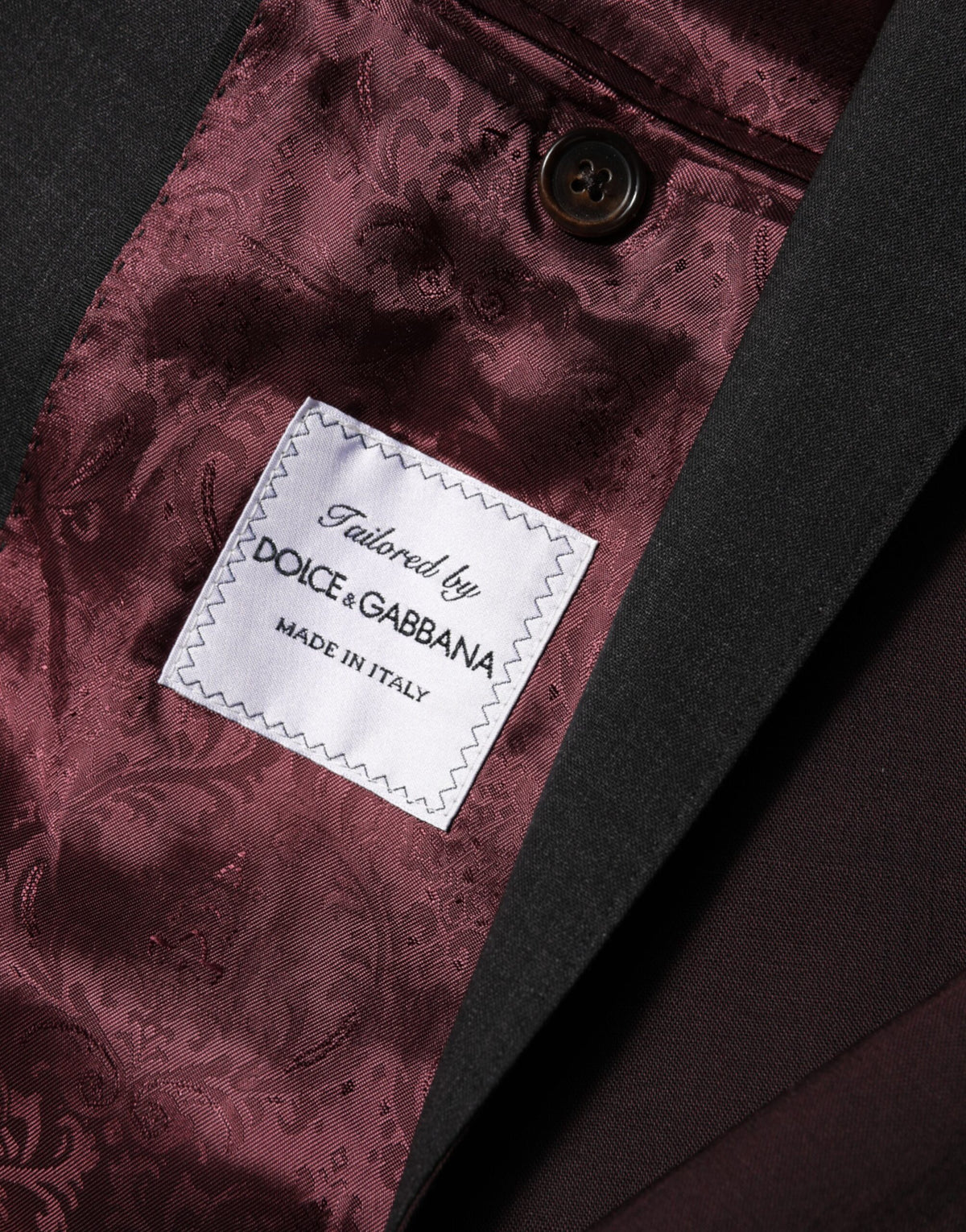 Dolce & Gabbana Women's Virgin Wool Viscose & Elastane Blazer - Maroon