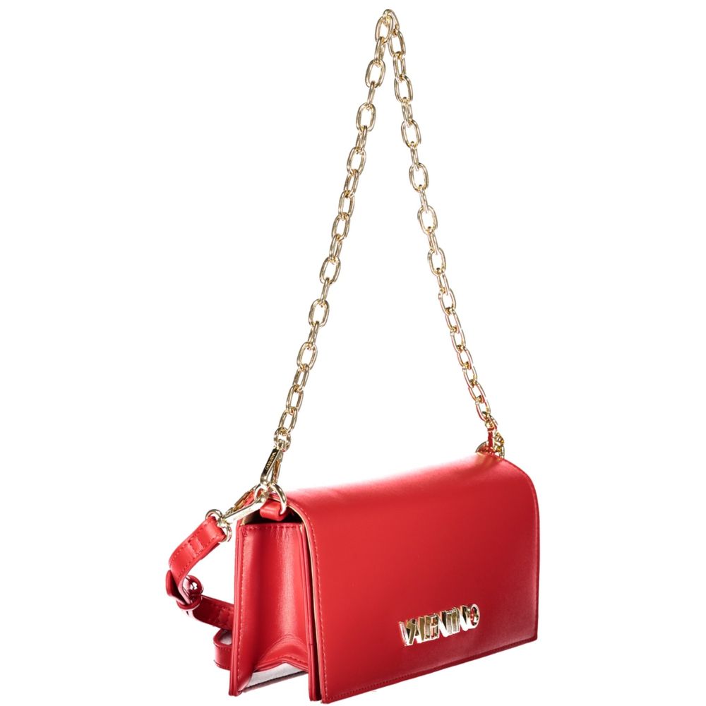 Shoulder Handbag by Mario Valentino for women in polyethylene red features a refined silhouette, showcasing a secure , organized , and versatile shoulder-strap, handle & adjustable-strap for a refined finish.