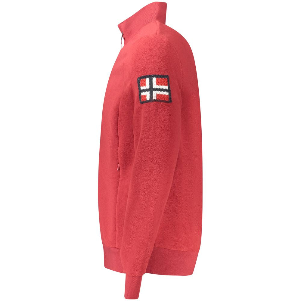Sweatshirt by Norway 1963 for men in polyester red features an magnificent silhouette, showcasing a sophisticated and detail for a truly magnificent finish.