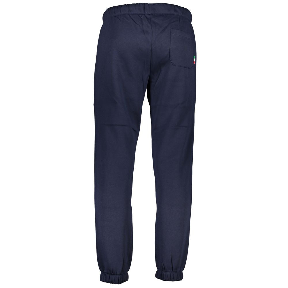Pants by Gianmarco Venturi for men in cotton blue features a sleek silhouette with a sleek , a refined long, and a sophisticated finish.