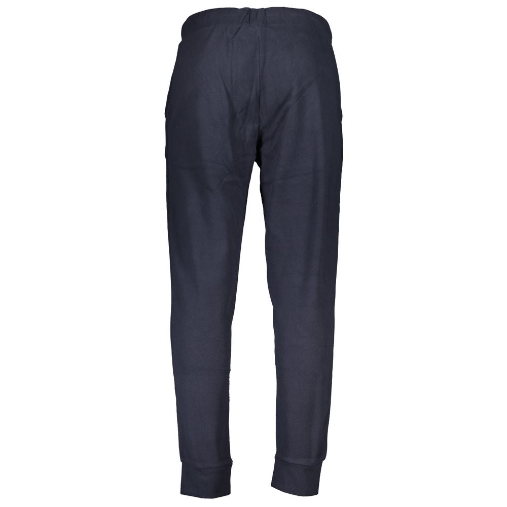 Pants by Gianmarco Venturi for men in cotton polyester blue showcases a unrivaled comfort silhouette, featuring a cut and long with a for a unrivaled comfort and refined aesthetic.