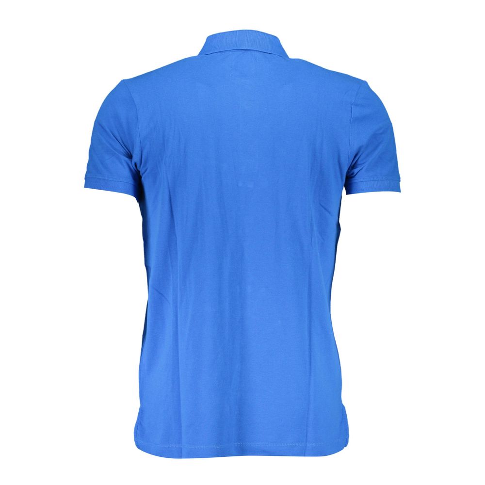 Polo Shirt by Gianmarco Venturi for men in cotton blue features a eye catching silhouette, showcasing a refined and for a eye catching finish.