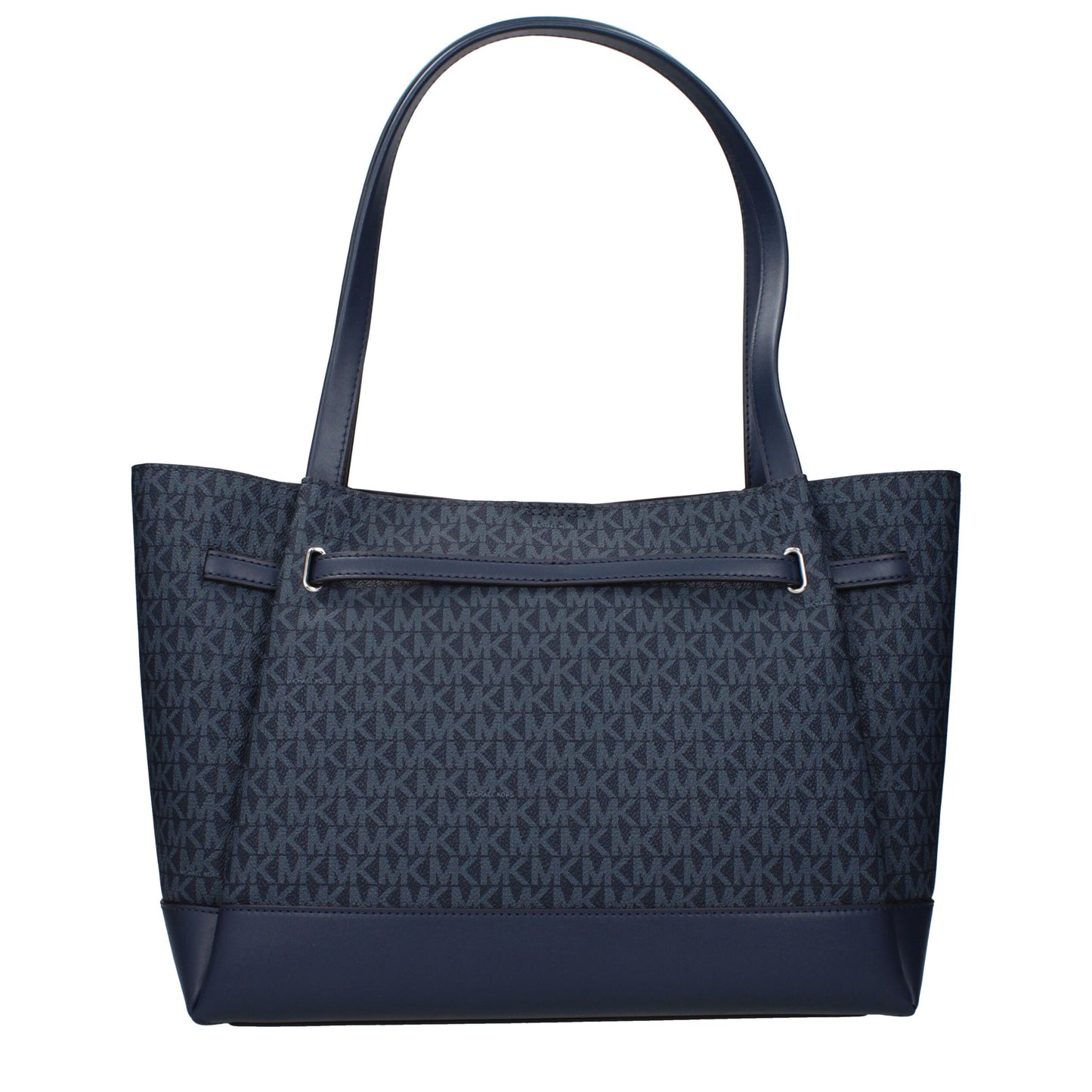 Shoulder Bag by Michael Kors for women in fabric blue presents a statuesque silhouette, showcasing a secure and statuesque with versatile for a sophisticated look.