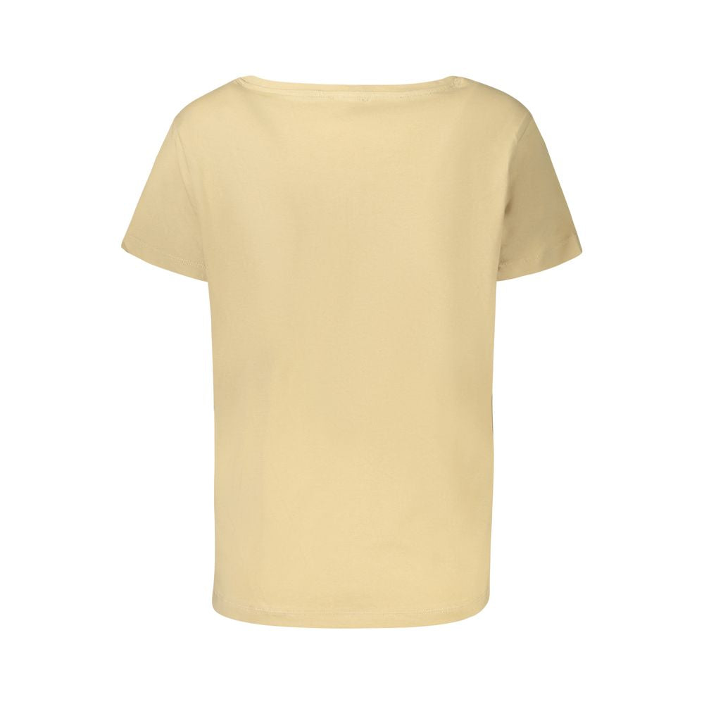 T-Shirt by Freddy for women in cotton & rhinestone beige & print features an on trend silhouette, perfectly showcasing a on trend and for an elevated aesthetic.