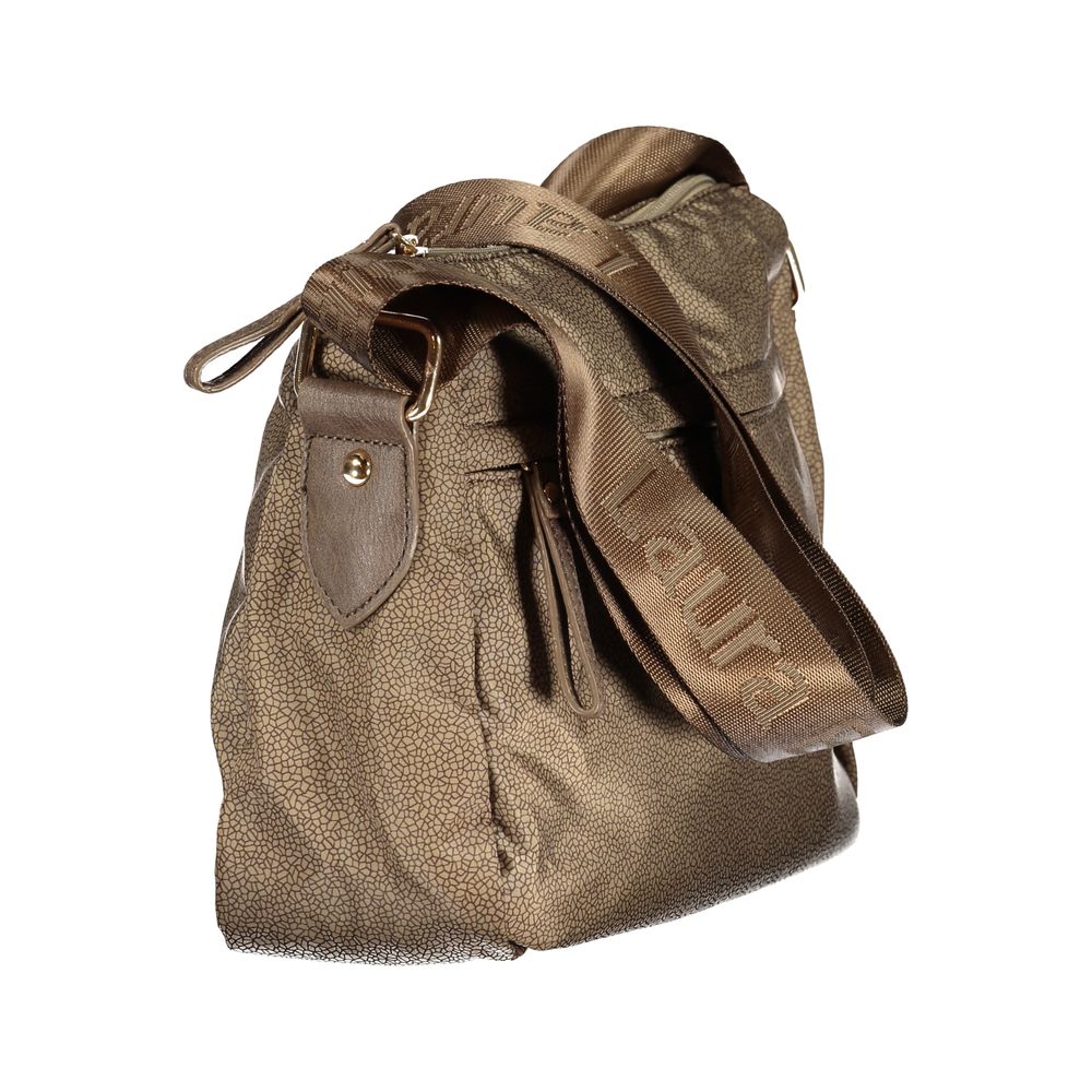 Laura Biagiotti City Lorde Polyester Viscose Modal & Nickel Handbag - Beige Signature