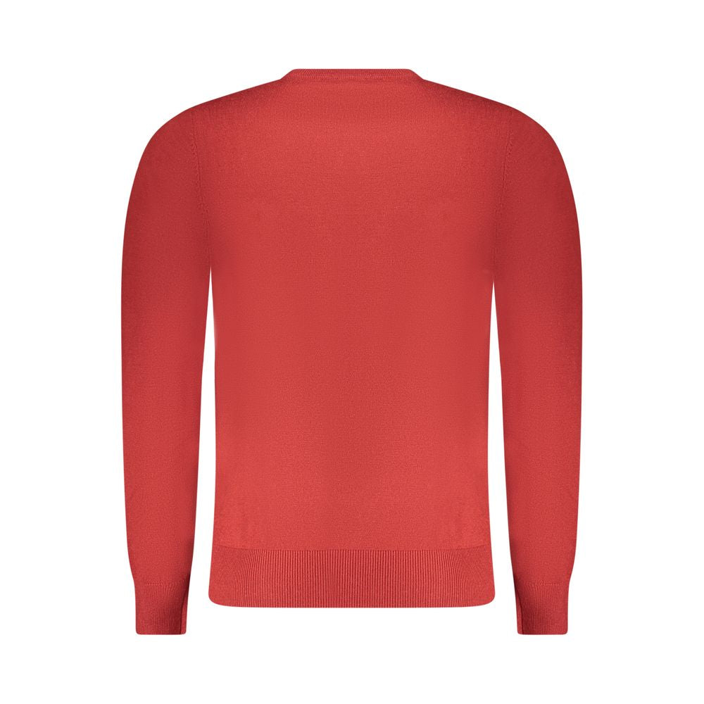 Sweatshirt by Rifle for men in nylon polyester & wool red & signature showcases a slouchy chic silhouette, artfully detailed with a slouchy chic and for a slouchy chic finish.