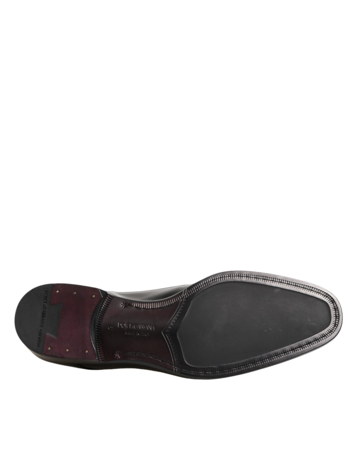 Dolce & Gabbana Men's Suede Calfskin & Goat Leather Derby Lace-Up Shoes - Black