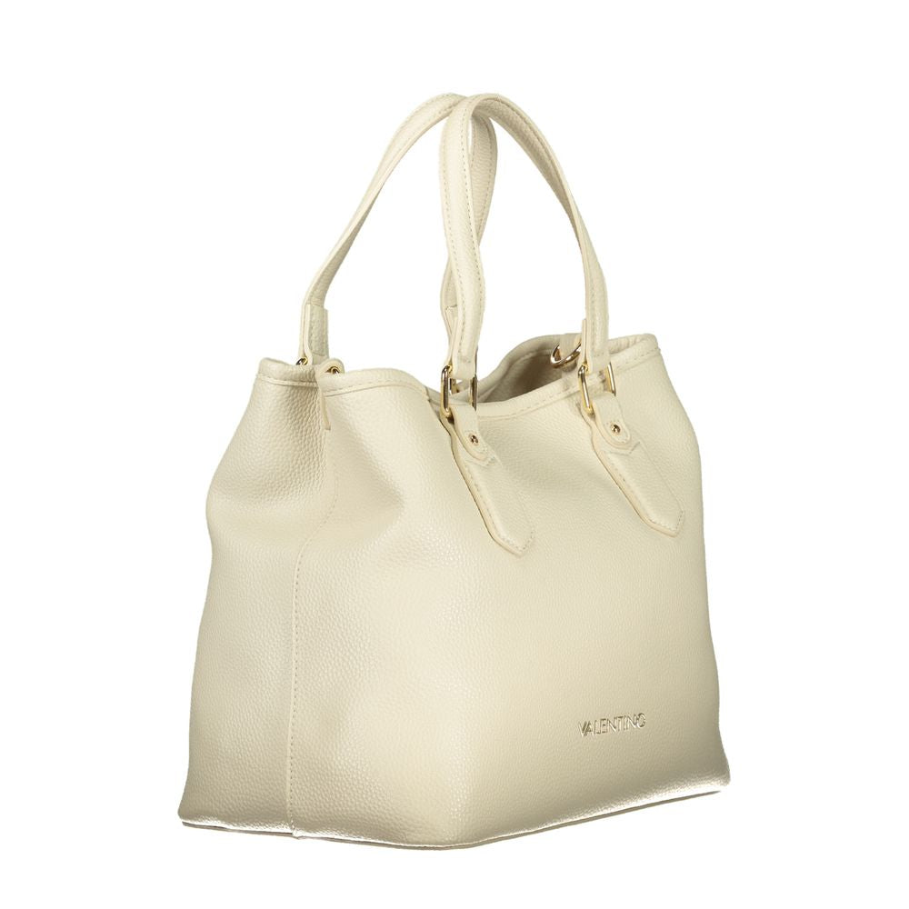 Mario Valentino Polyethylene Handbag - Beige Signature