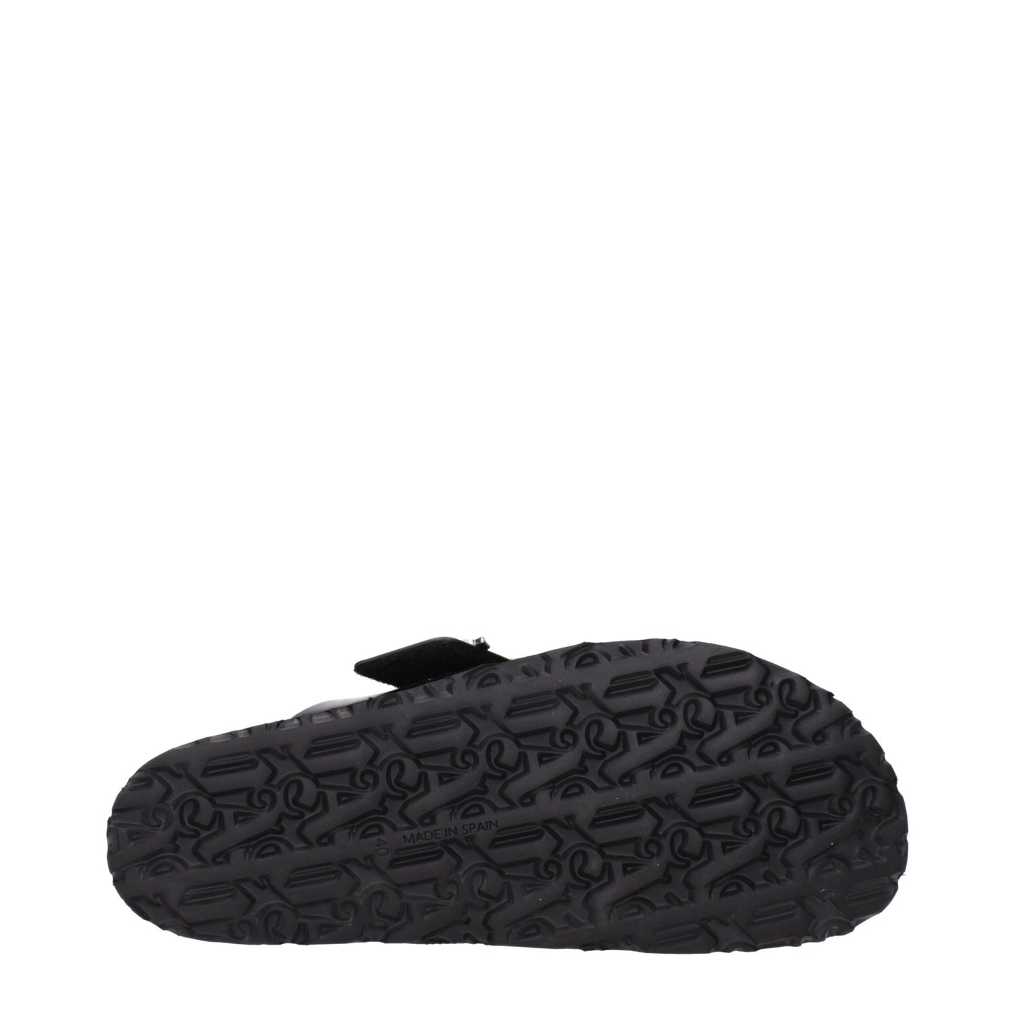 Clogs Slippers from Palm Angels for men in leather black features a dynamic design from the Men's Leather Clogs Slippers collection, highlighting a with a and functional .
