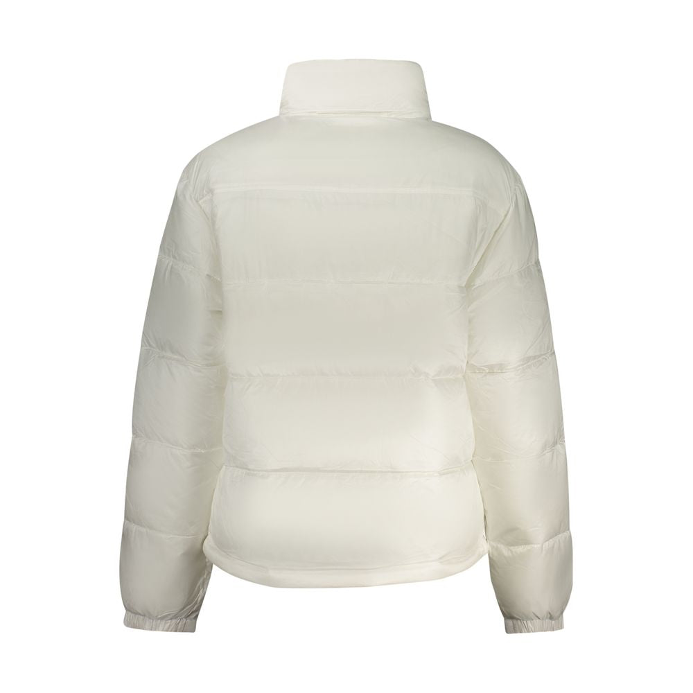Tommy Hilfiger Women's Polyester Windbreaker Jacket - White Signature