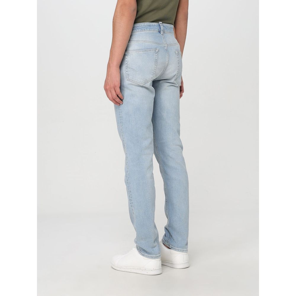 Jeans by Siviglia for men in denim blue features an sophisticated and slim with a precise long, creating a sophisticated and sophisticated silhouette.