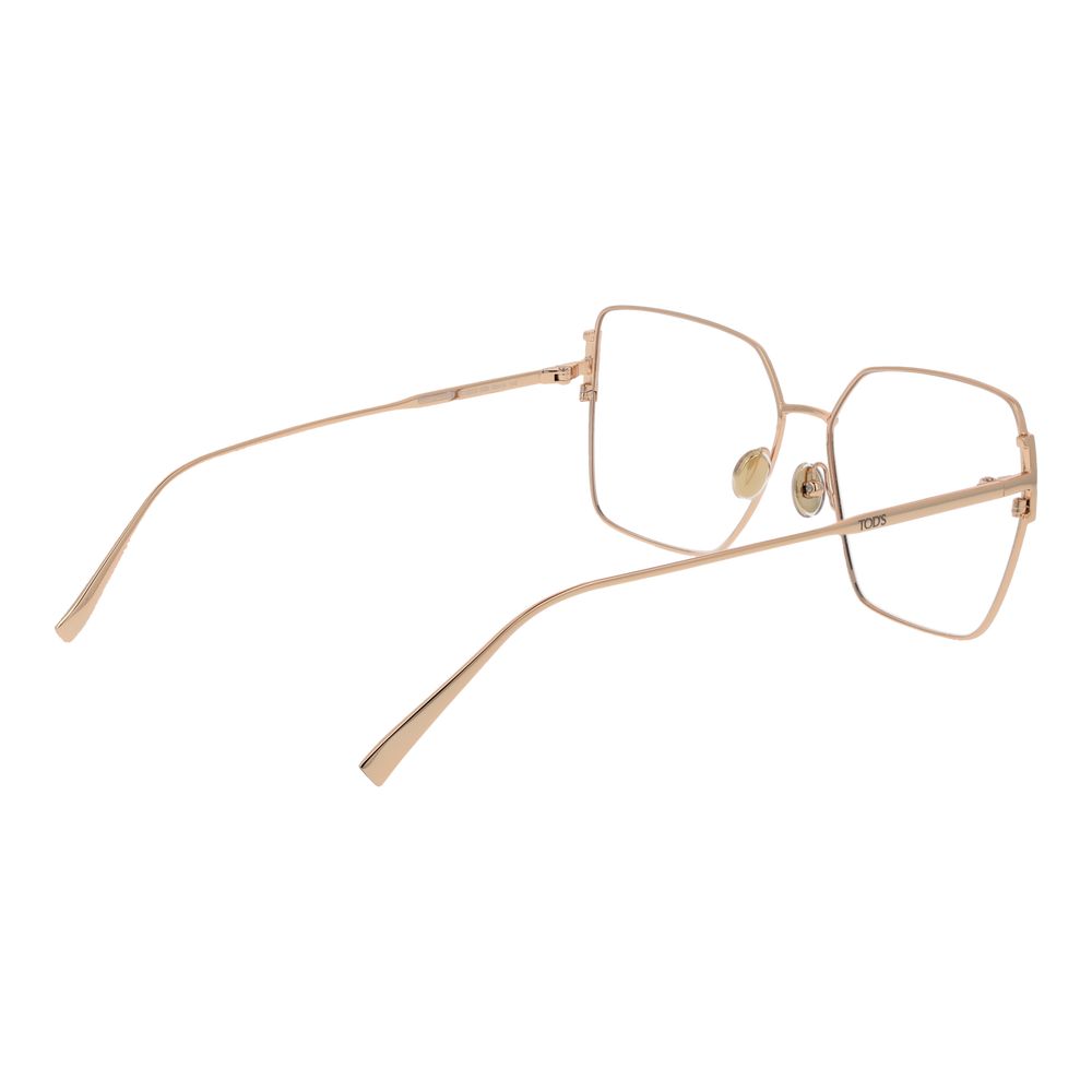Tod's Women's Full Rim Square Metal Eyeglasses Frames - Gold