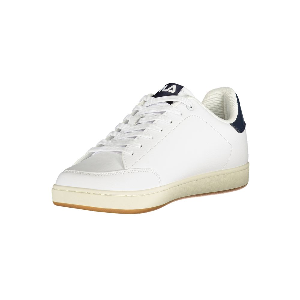 Fila Heart Men's Low-Top Polyester & Polyurethane Sneakers - White