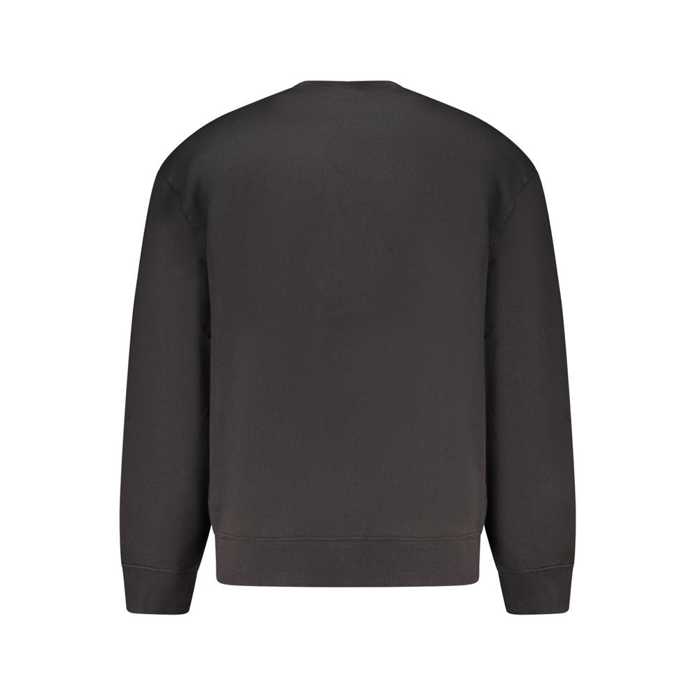 Calvin Klein Men's Crew Neck Cotton Sweatshirt - Black Print