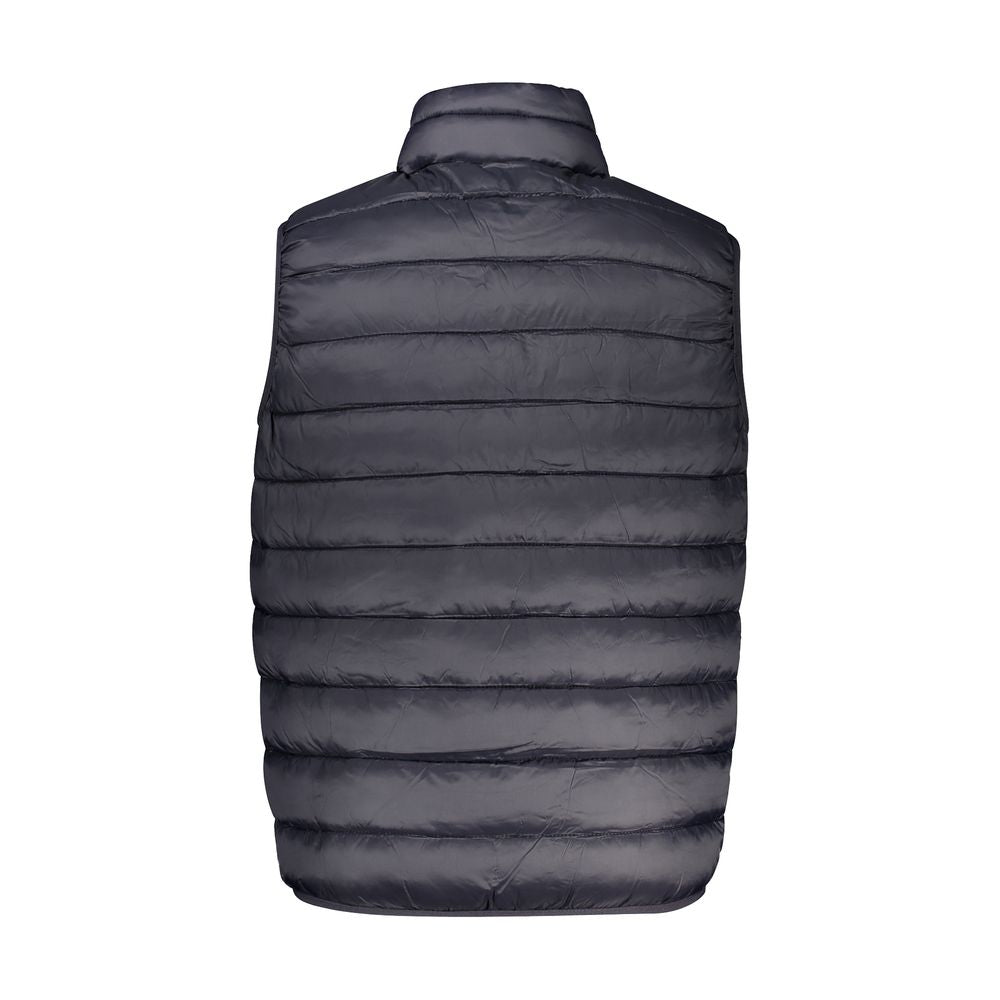 Vest by Norway 1963 for men in polyamide black showcases a dynamic silhouette, perfectly balancing pockets with a dynamic for a sophisticated, high-fashion look.