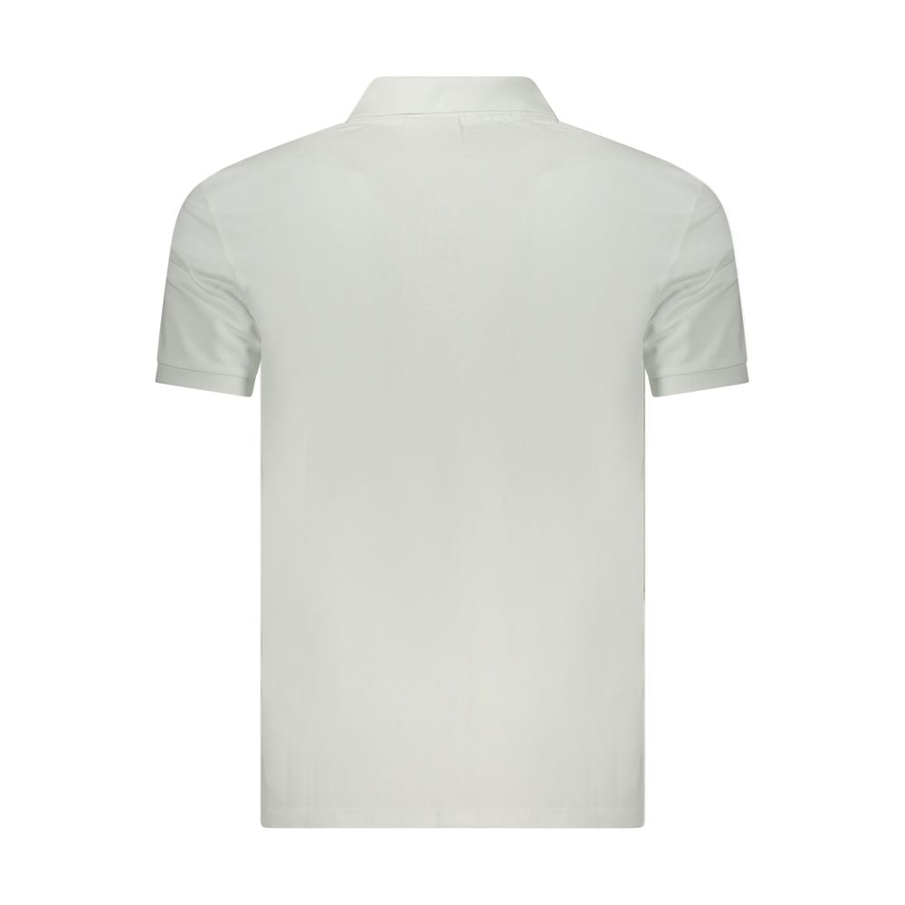 Calvin Klein Men's Short-Sleeve Cotton Polo Shirt - White