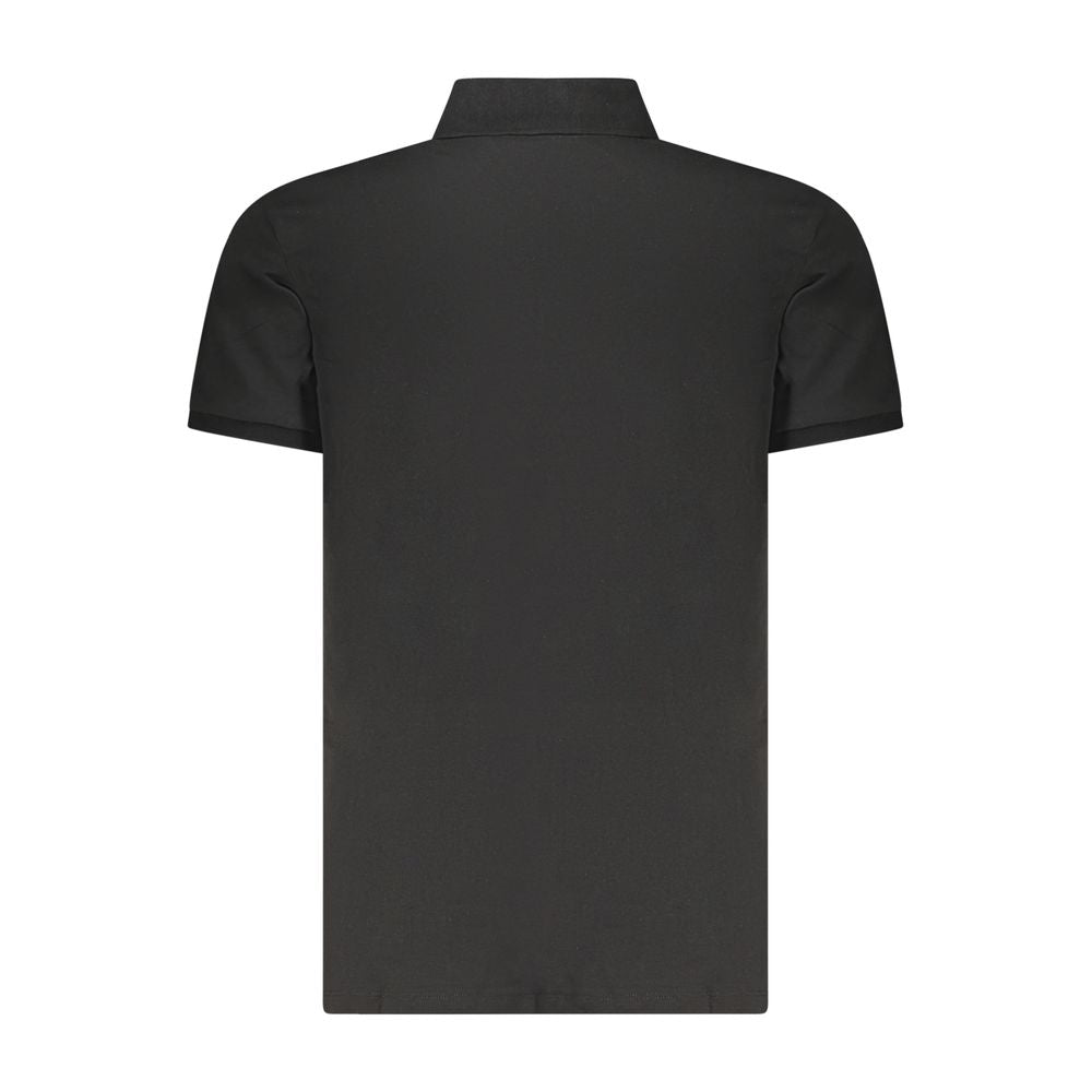 Polo Shirt by Calvin Klein for men in cotton black, patterned & monogram features a eye catching silhouette, showcasing a refined and for a eye catching finish.