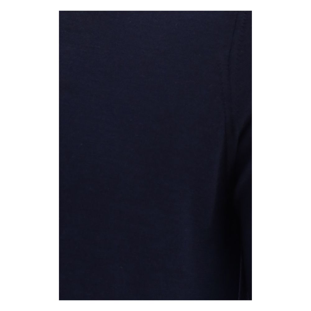 Sweater by Brunello Cucinelli for men in cashmere virgin wool blue features an tactile silhouette, showcasing a sophisticated crew neckline and tactile for a refined finish.