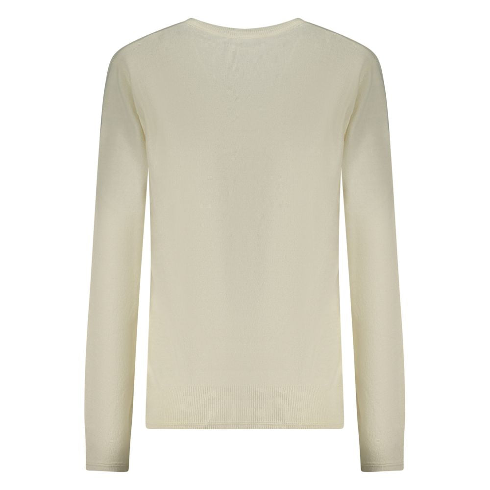 Sweatshirt by North Sails for women in wool white presents a smart casual silhouette, featuring a smart casual and for a sophisticated look.