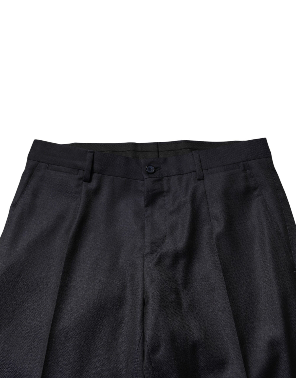 Dolce & Gabbana Men's Slim Virgin Wool Viscose & Silk Pant Suit - Black