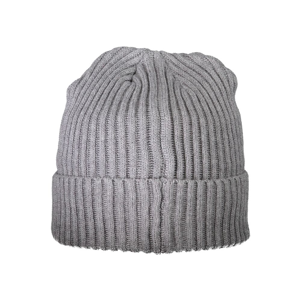 Beanie Hat by North Sails for men in cotton & lana wool blend gray presents a urban-chic silhouette, showcasing the urban-chic craftsmanship of this Cotton & Lana Wool Blend Beanie Hat.