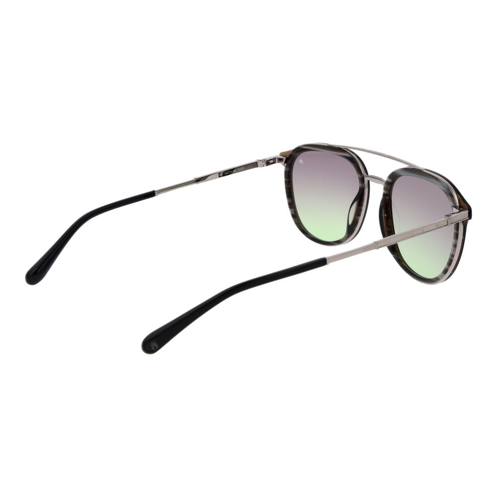 Scotch & Soda Aviator Gradient Medium-Tint Acetate Sunglasses - Brown