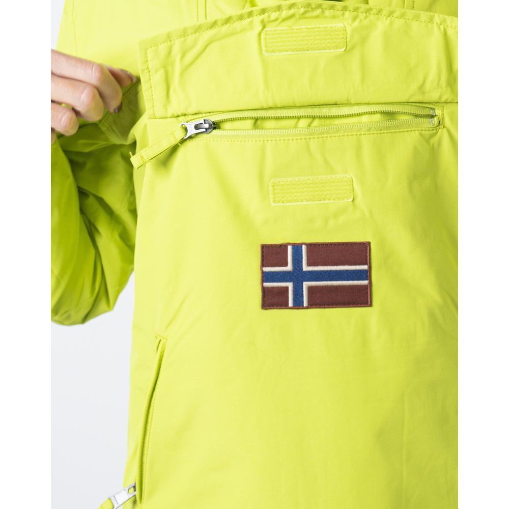Blazer by Napapijri for women in polyamide yellow features an crisp silhouette with sophisticated and a crisp for a truly crisp finish.