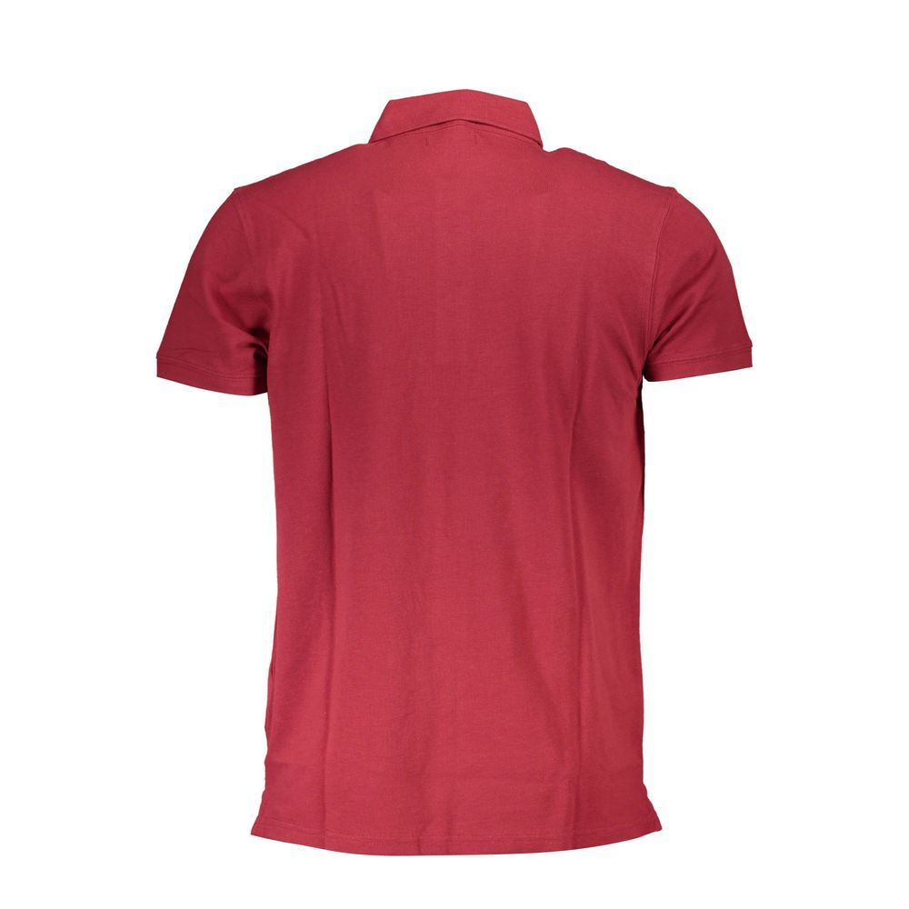 Polo Shirt by Cavalli Class for men in cotton red presents a sleek silhouette, featuring a refined and for a sleek finish.