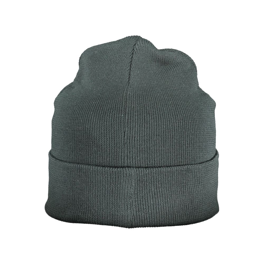Beanie Hat by North Sails for men in polyester leather green presents a urban-chic silhouette, artfully capturing the essence of the urban-chic Polyester Leather Beanie Hat design for a sophisticated look.
