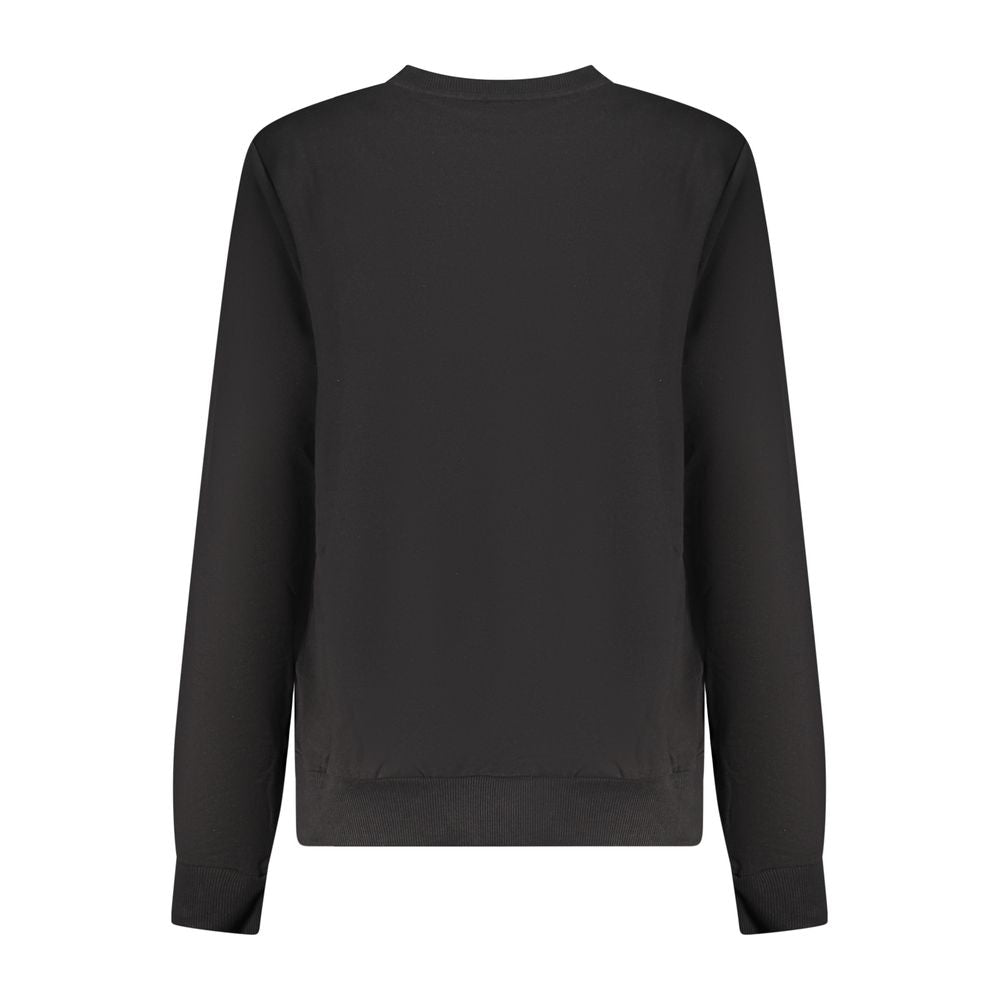 Hooded Sweatshirt Hoodie by Fila for women in organic cotton & viscose black & blue features an dramatic silhouette, showcasing a sophisticated and dramatic for a refined, modern aesthetic.