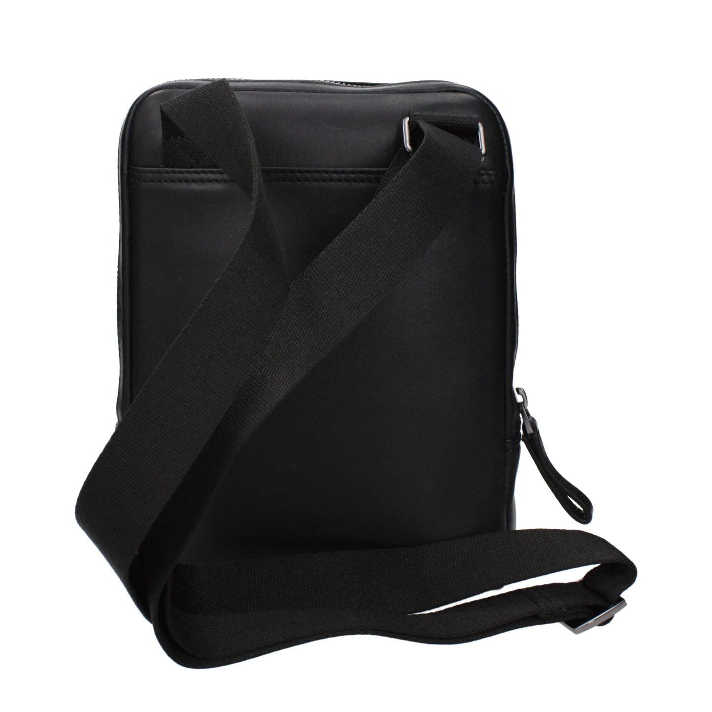 This Crossbody Messenger Bag by Piquadro for men in leather black presents a versatile silhouette from the Leather Crossbody Messenger Bag collection, featuring a secure , ample , and versatile crossbody-strap & adjustable-strap.