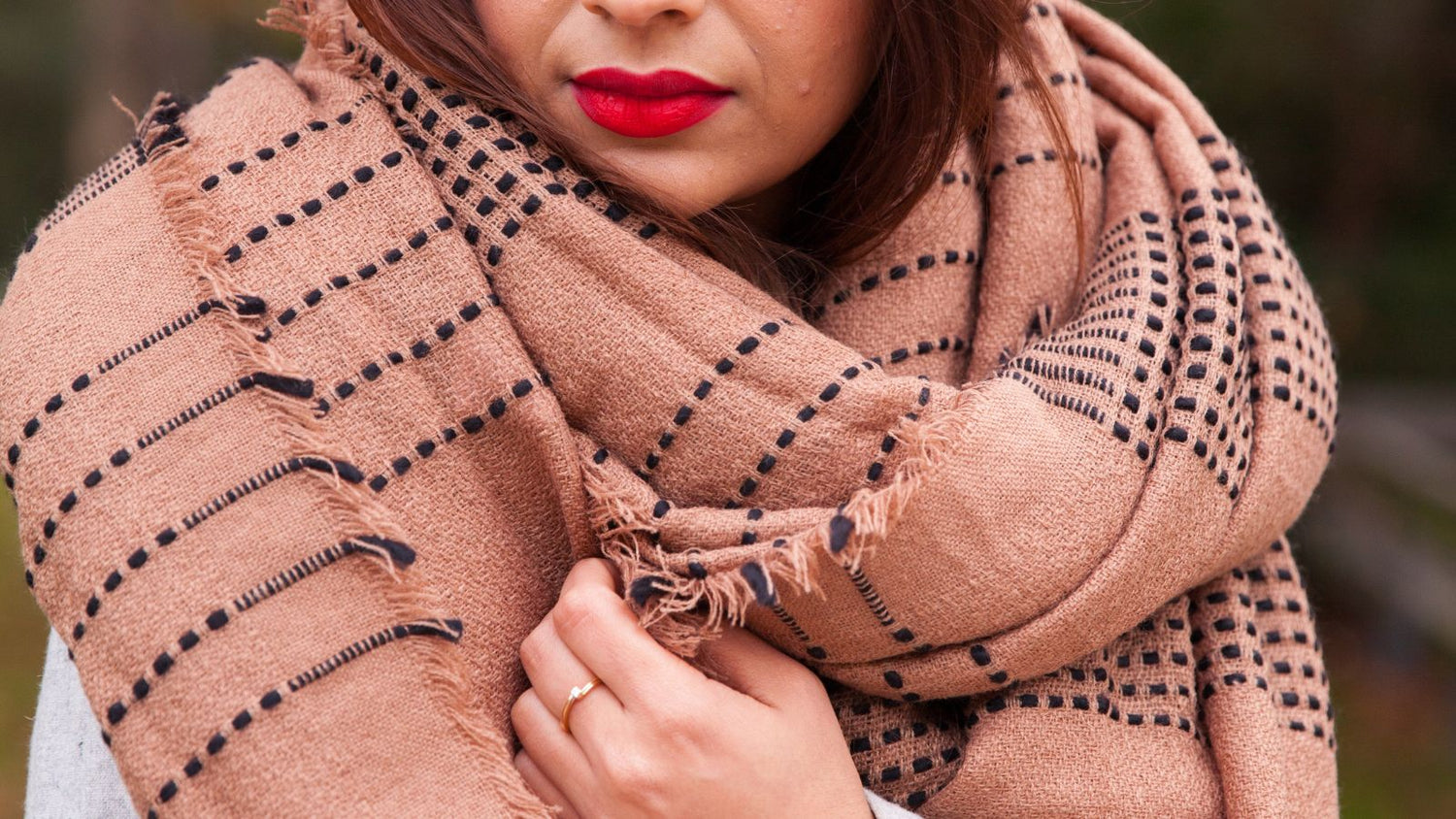 Shop designer women's scarves and shawls online at discounted prices from Moon Behind the Hill