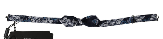 Dolce & Gabbana Silk Necktie - Navy Floral Print