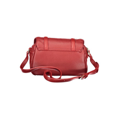 Shoulder Handbag by Mario Valentino for women in polyurethane leather red features an refined silhouette, showcasing a secure , ample external-pockets & internal-pockets, and versatile shoulder-strap & adjustable-strap for a sophisticated refined aesthetic.