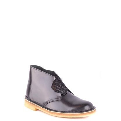 Lace-Up Boots by Clarks for women in leather black features an avant-garde Women's Leather Lace-Up Boots silhouette, defined by a sophisticated and a avant-garde .
