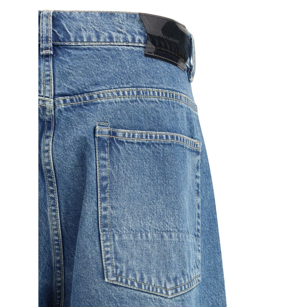 Jeans by Our Legacy for men in denim cotton blue features a refined silhouette with a refined tapered-leg & regular-fit, defined by a high rise and a refined long for a refined finish.