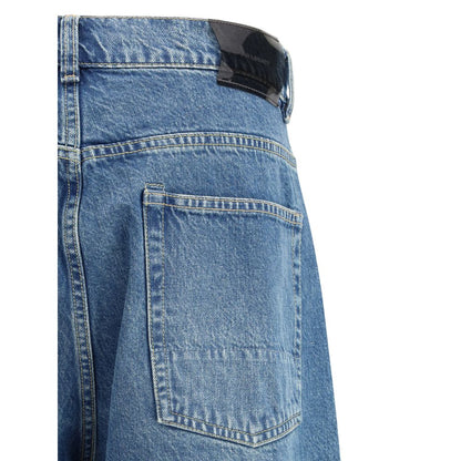 Jeans by Our Legacy for men in denim cotton blue features a refined silhouette with a refined tapered-leg & regular-fit, defined by a high rise and a refined long for a refined finish.