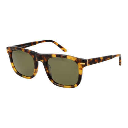 Sunglasses by Serengeti for men in acetate and brown presents a sumptuous silhouette, featuring brown coloured frame and full-rim square frame design with polarized category-3-dark-tint lens for a sumptuous look.