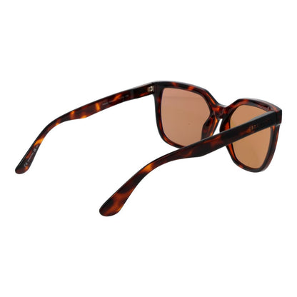 Sunglasses by Serengeti for women in brown showcases a ethereal silhouette, featuring brown coloured frame full-rim square frame design with polarized category-2-medium-tint lens for a ethereal finish.