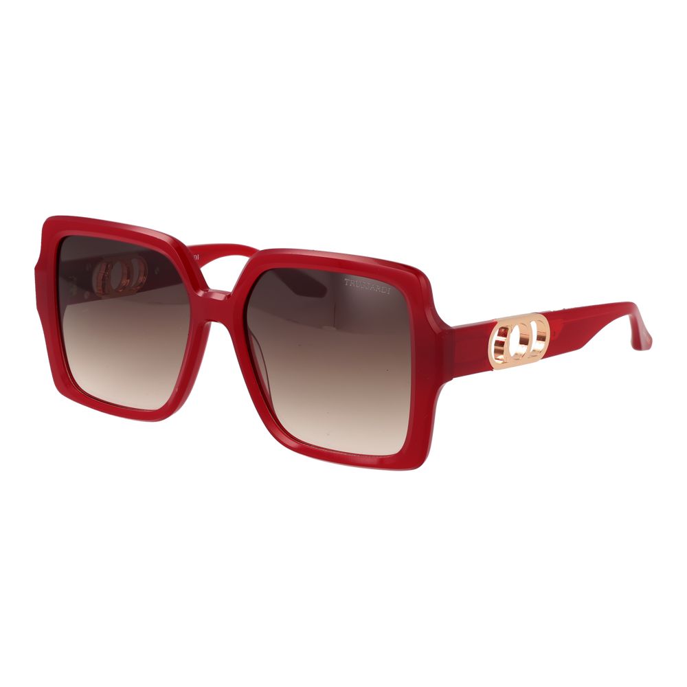 Trussardi Square Gradient Dark-Tint Acetate Sunglasses - Multicolour