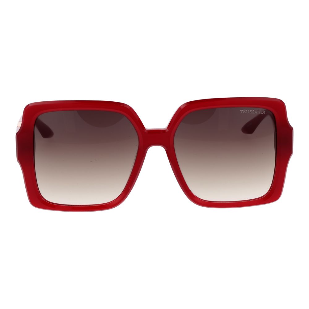 Trussardi Square Gradient Dark-Tint Acetate Sunglasses - Multicolour