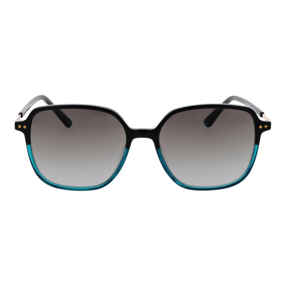 Sunglasses by Replay for women in plastic and black presents a sumptuous silhouette, featuring black coloured frame and full-rim square frame design with gradient category-2-medium-tint lens for a sumptuous look.