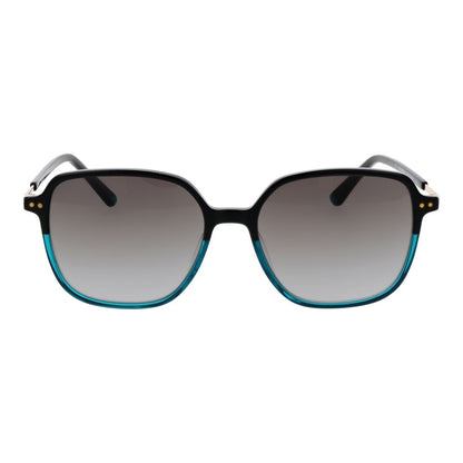 Sunglasses by Replay for women in plastic and black presents a sumptuous silhouette, featuring black coloured frame and full-rim square frame design with gradient category-2-medium-tint lens for a sumptuous look.